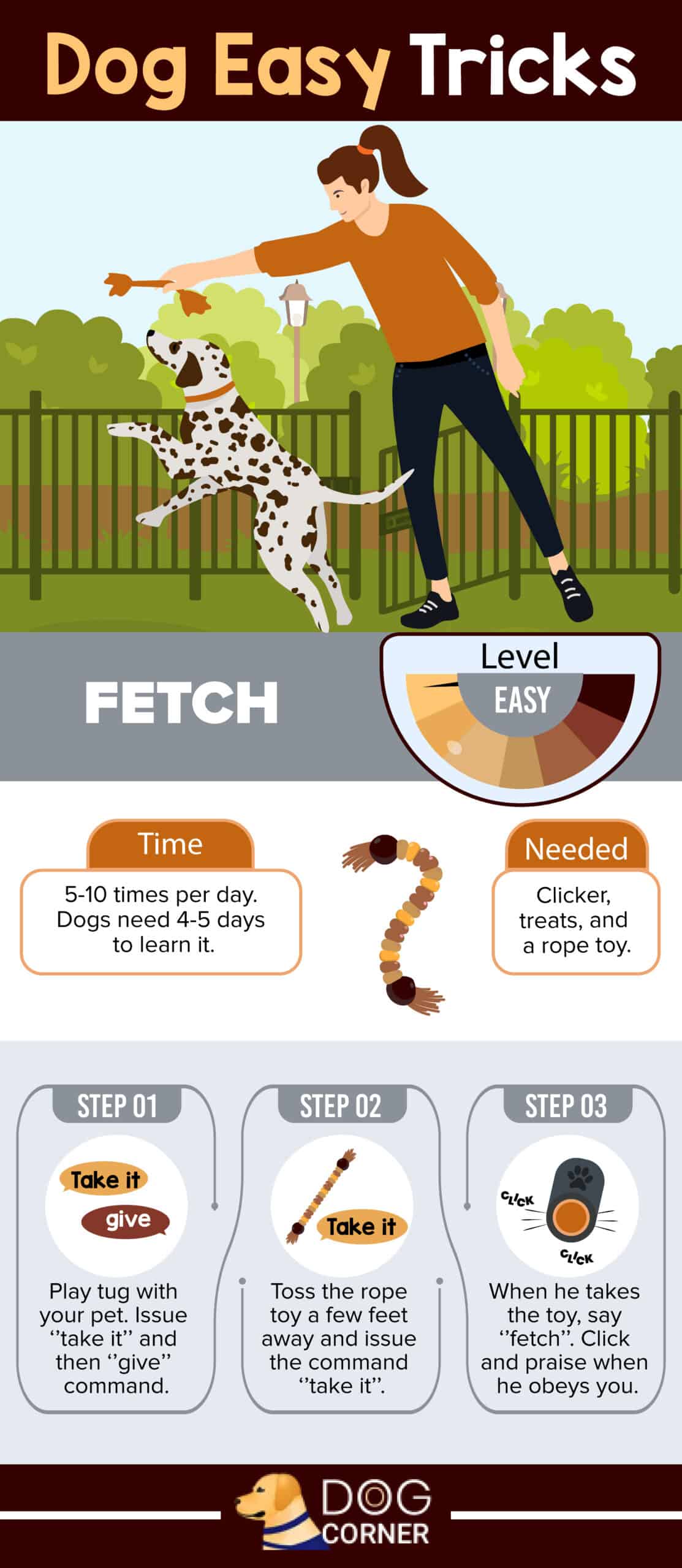 fetch easy dog trick