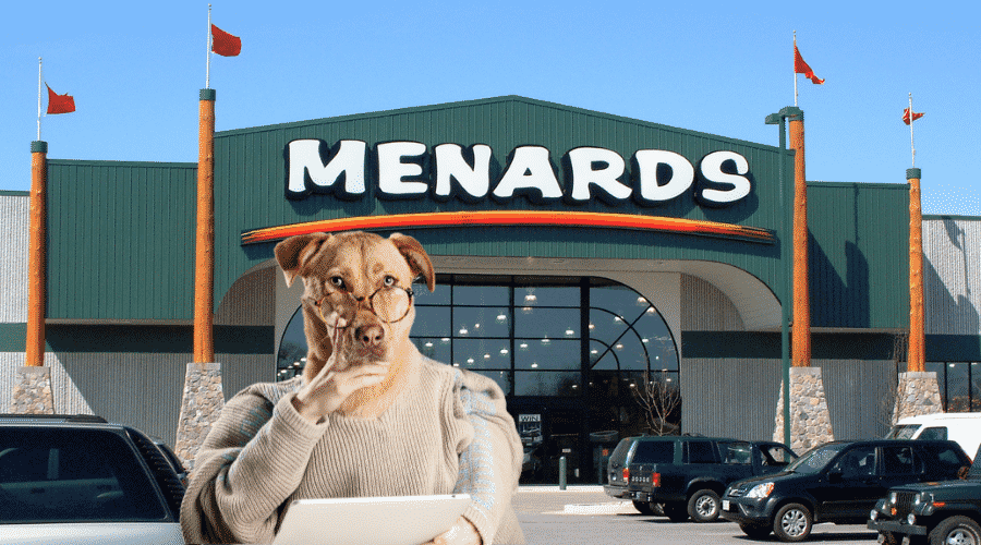 Dogs Allowed Previously at Menards