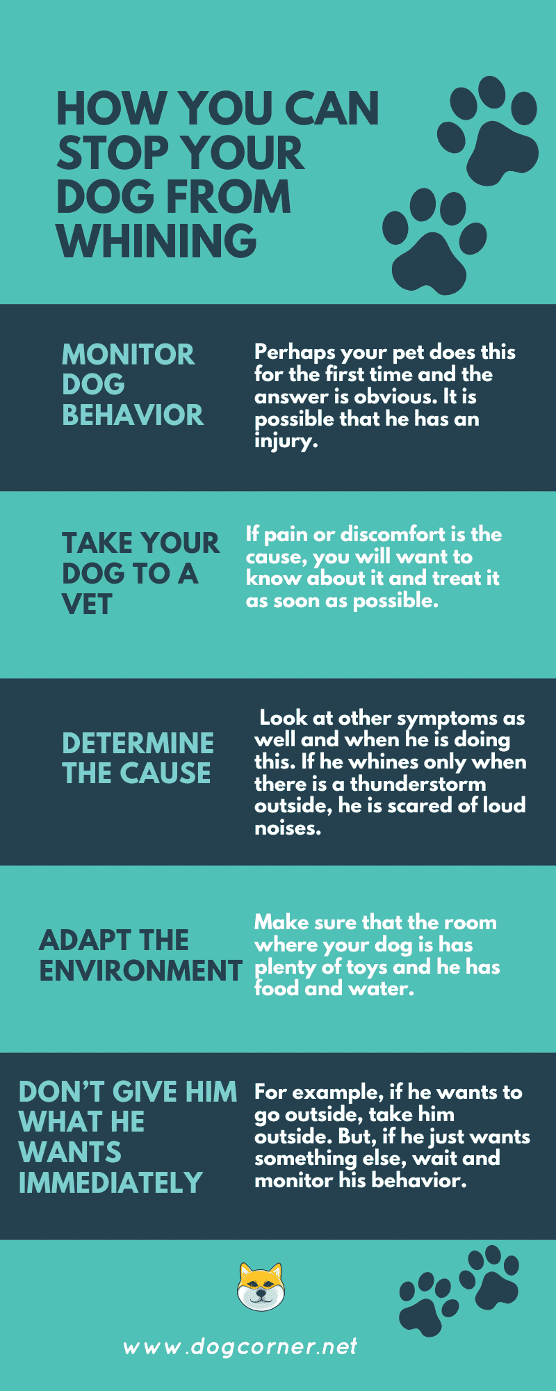 How You Can Stop Your Dog From Whining 
